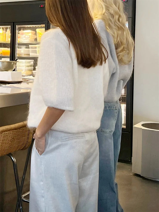 Juliette – Pull "Mi-Saison Beige"