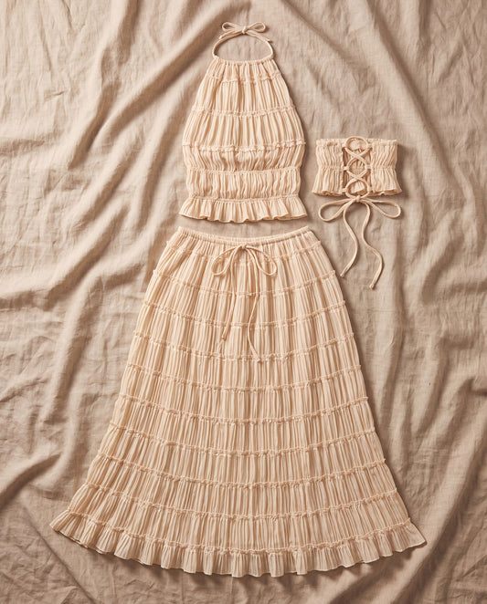 Capucine – Ensemble "Rivage Beige"