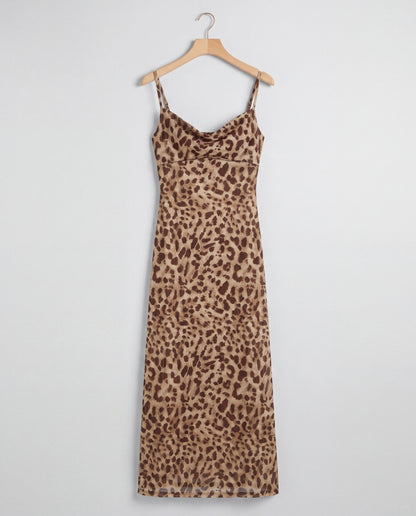 Wilda – Robe "Instinct Léopard"