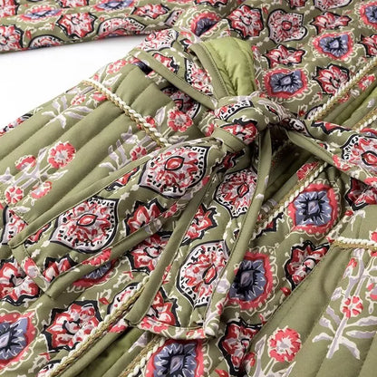 Rosalie – Manteau "Fleurs d’Hiver"