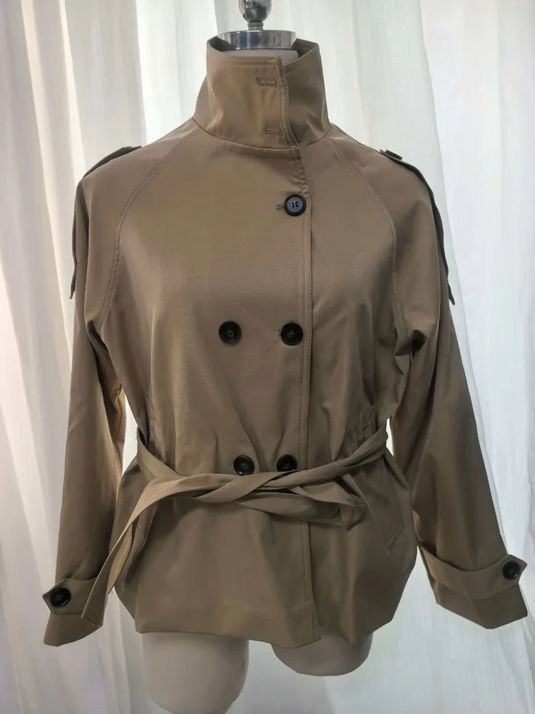 Adèle – Veste "Trench Caramel"