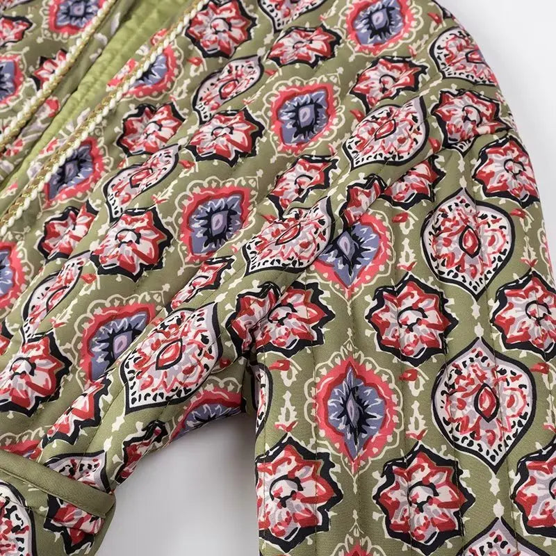 Rosalie – Manteau "Fleurs d’Hiver"
