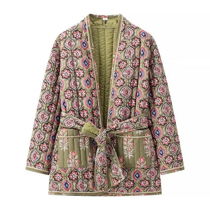 Rosalie – Manteau "Fleurs d’Hiver"