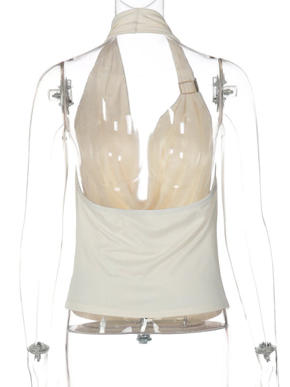 Ambre – Top "Halter Solaire"