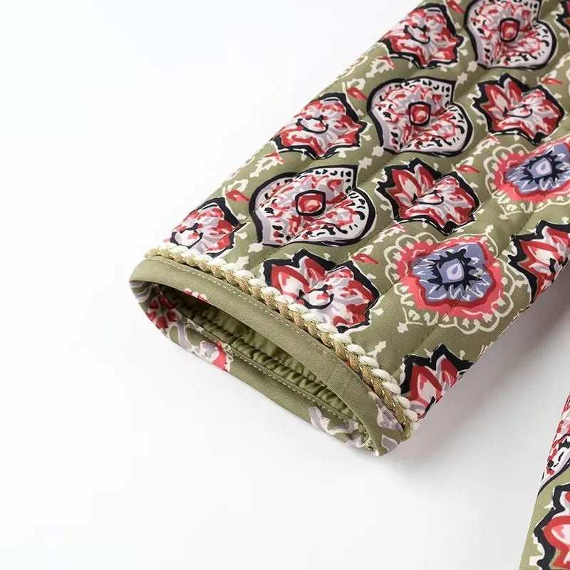 Rosalie – Manteau "Fleurs d’Hiver"