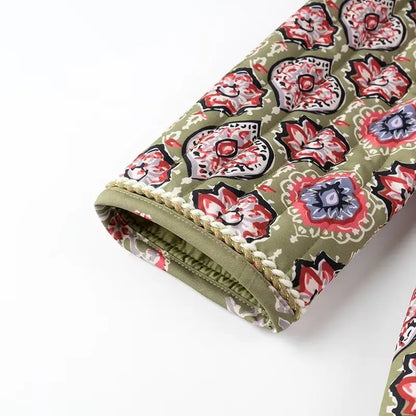 Rosalie – Manteau "Fleurs d’Hiver"