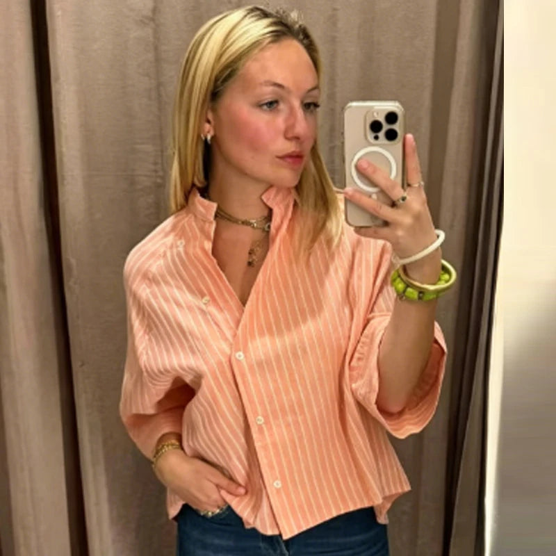 Garance – Chemise "Rayures Franches"