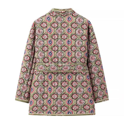 Rosalie – Manteau "Fleurs d’Hiver"