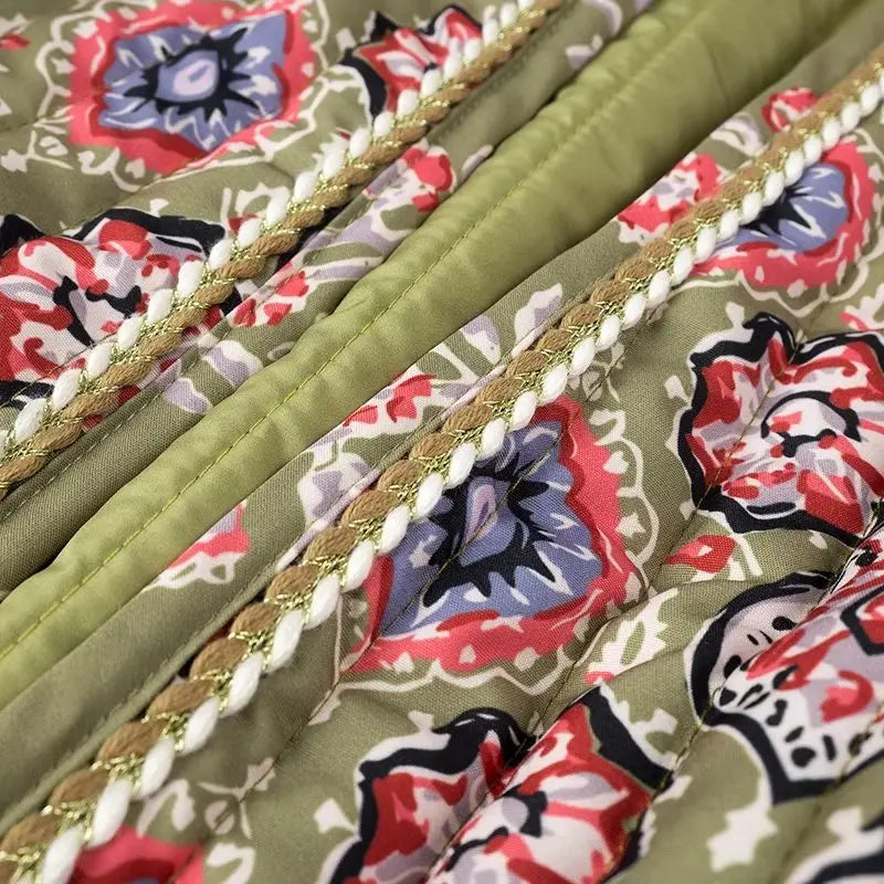 Rosalie – Manteau "Fleurs d’Hiver"