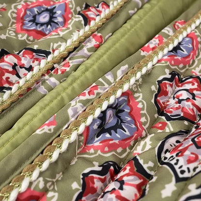 Rosalie – Manteau "Fleurs d’Hiver"