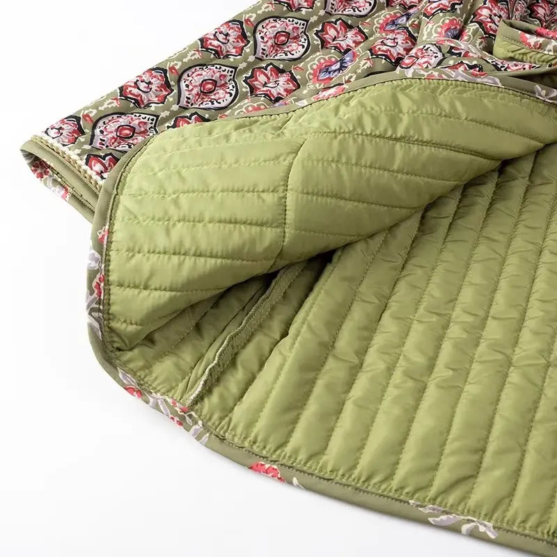 Rosalie – Manteau "Fleurs d’Hiver"