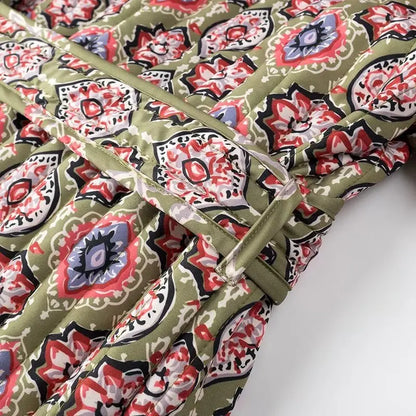 Rosalie – Manteau "Fleurs d’Hiver"