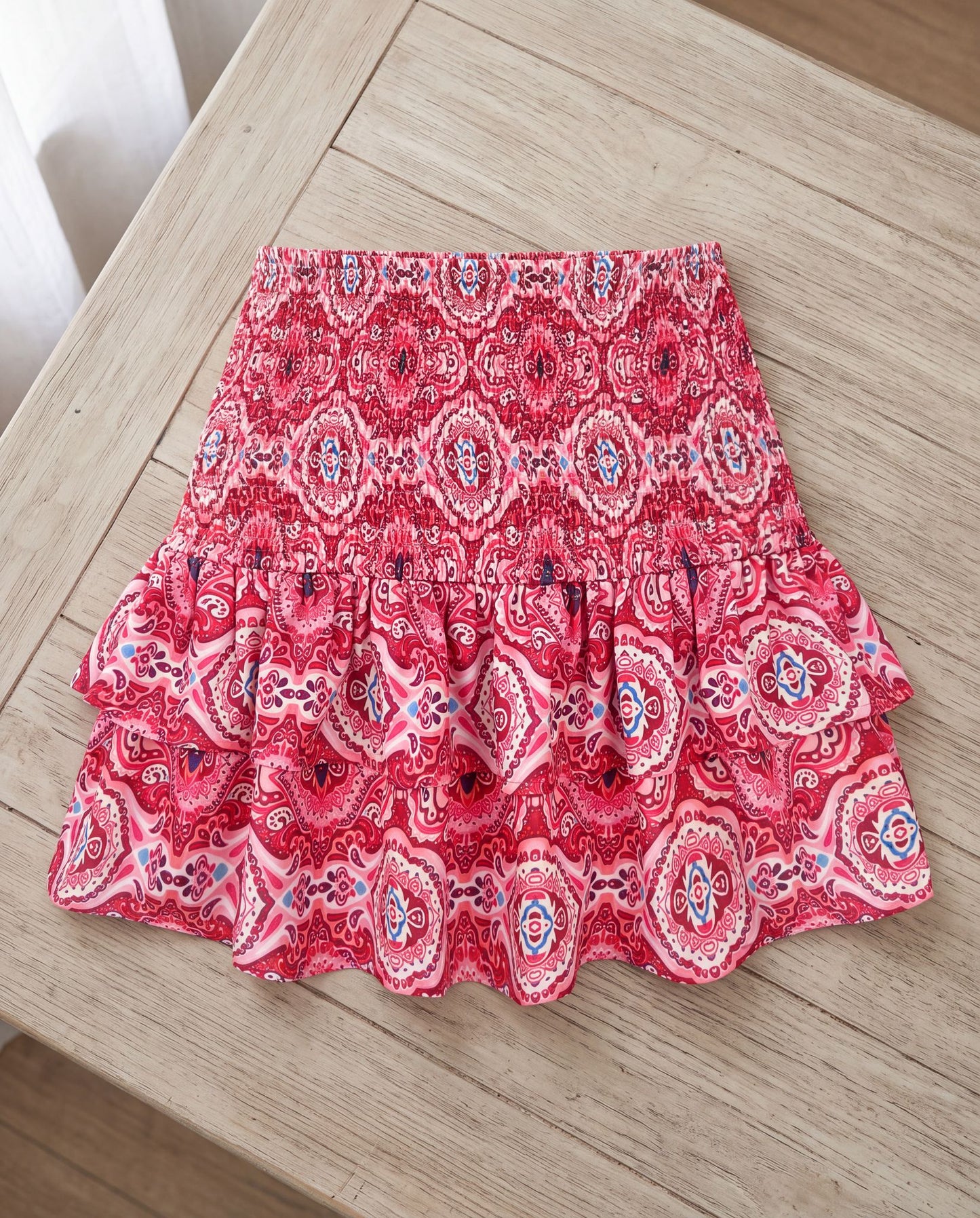 Priya – Jupe "Paisley Rosé"