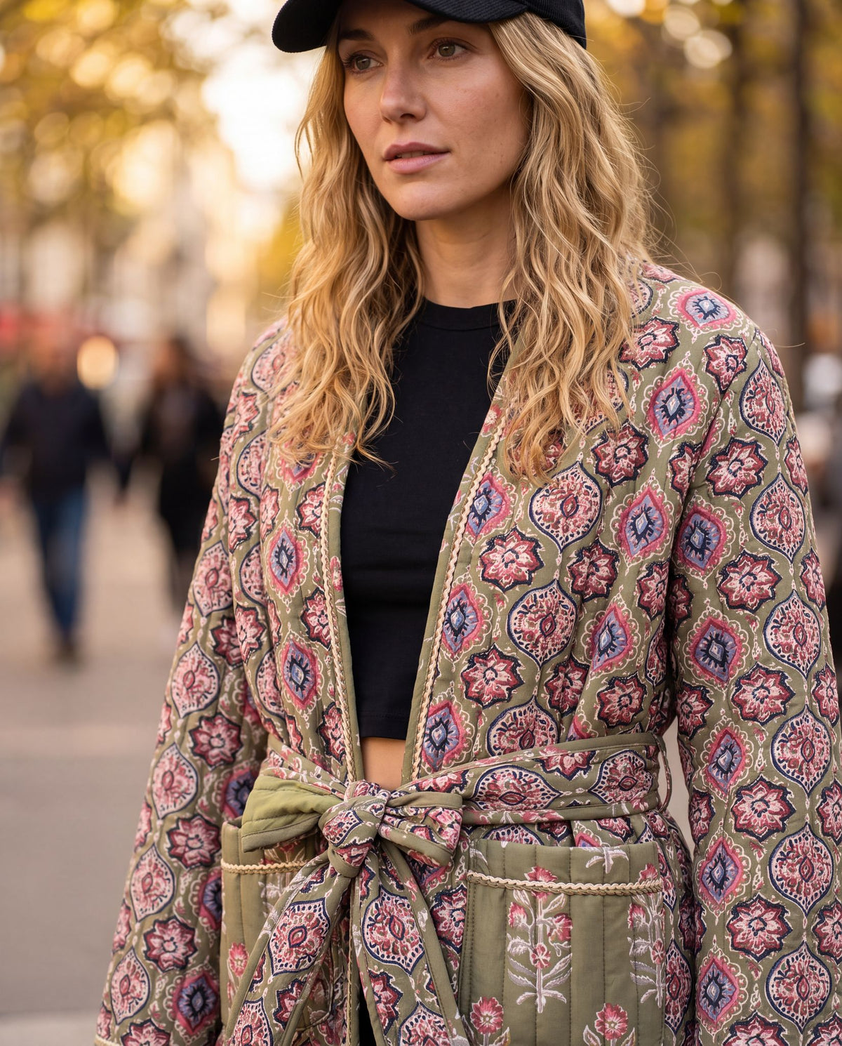 Rosalie – Manteau "Fleurs d’Hiver"