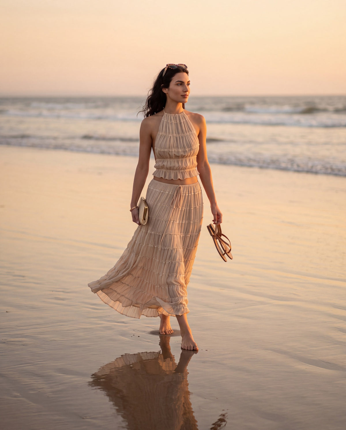 Capucine – Ensemble "Rivage Beige"