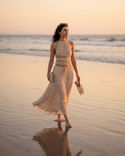 Capucine – Ensemble "Rivage Beige"